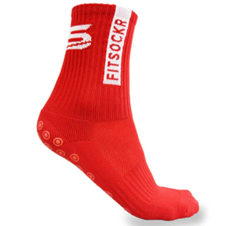FitSockr™ Grip Socken Rot